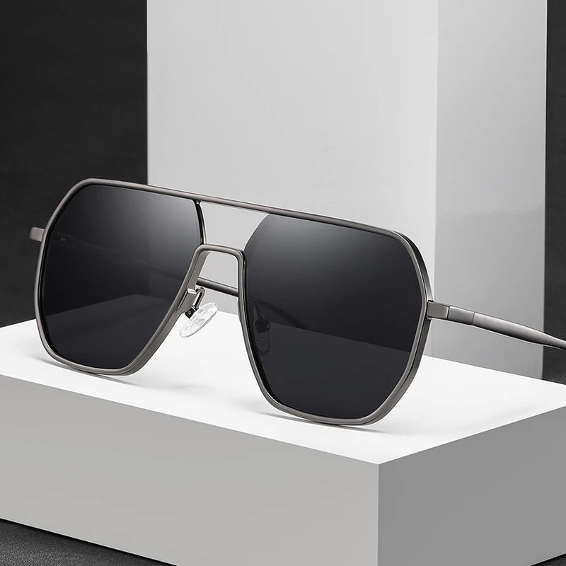 Luxury Metal Photochromic Sunglasses